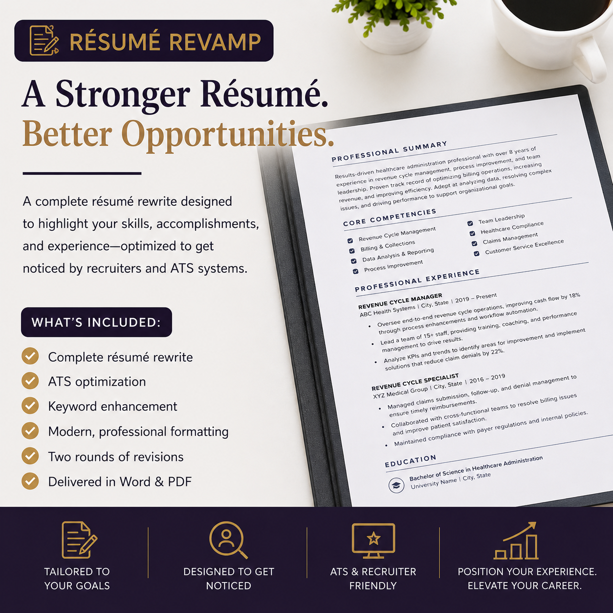 Resume Revamp promotional graphic